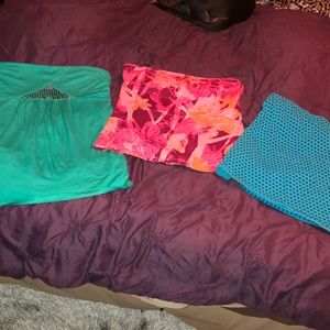 2 Express Tube top with cami. 1 with out. 3 bundle